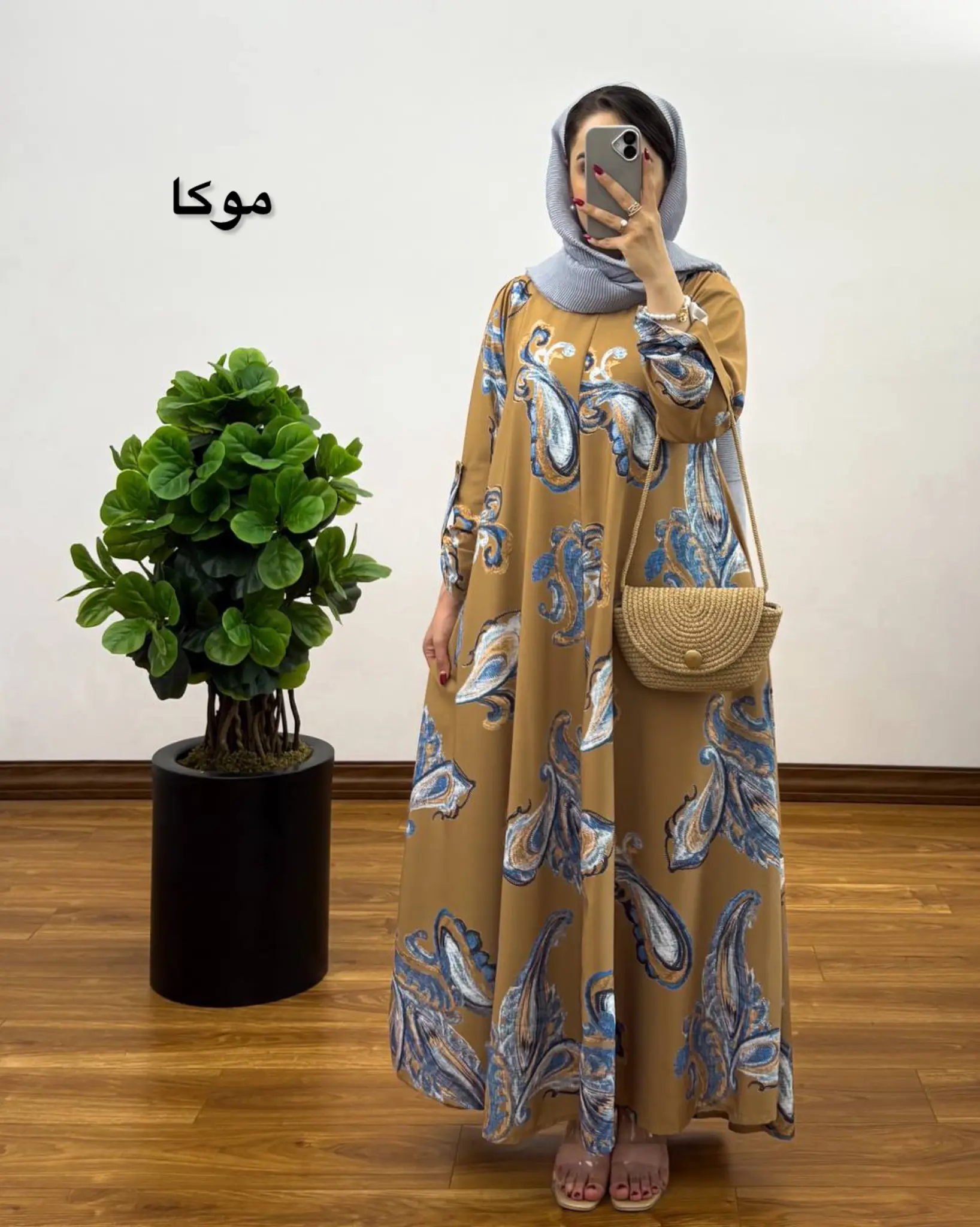 پیراهن مانتویی ایتالیایی ترمه 1
